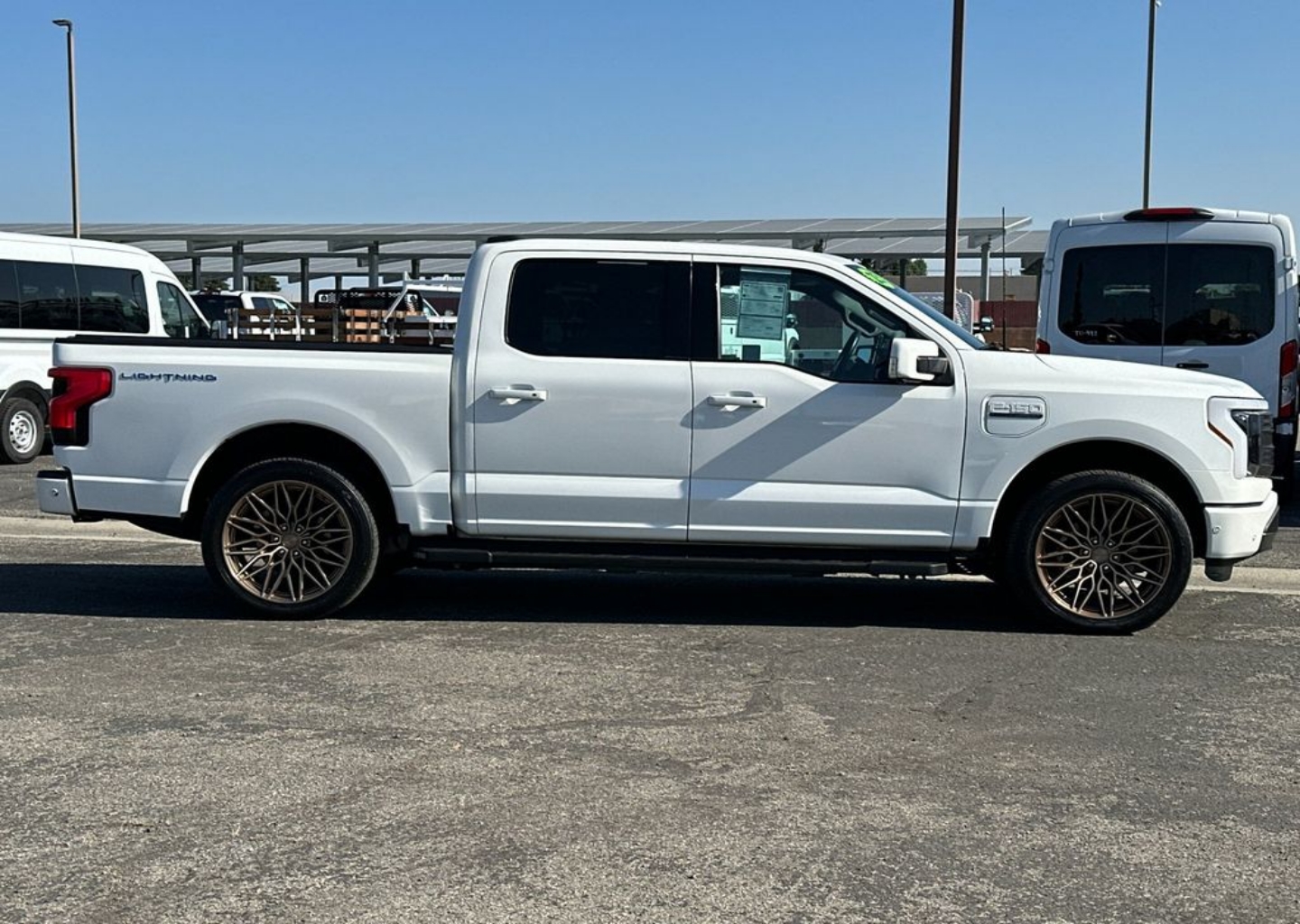 Certified 2023 Ford F-150 Lightning Lariat with VIN 1FT6W1EV9PWG42291 for sale in Bakersfield, CA